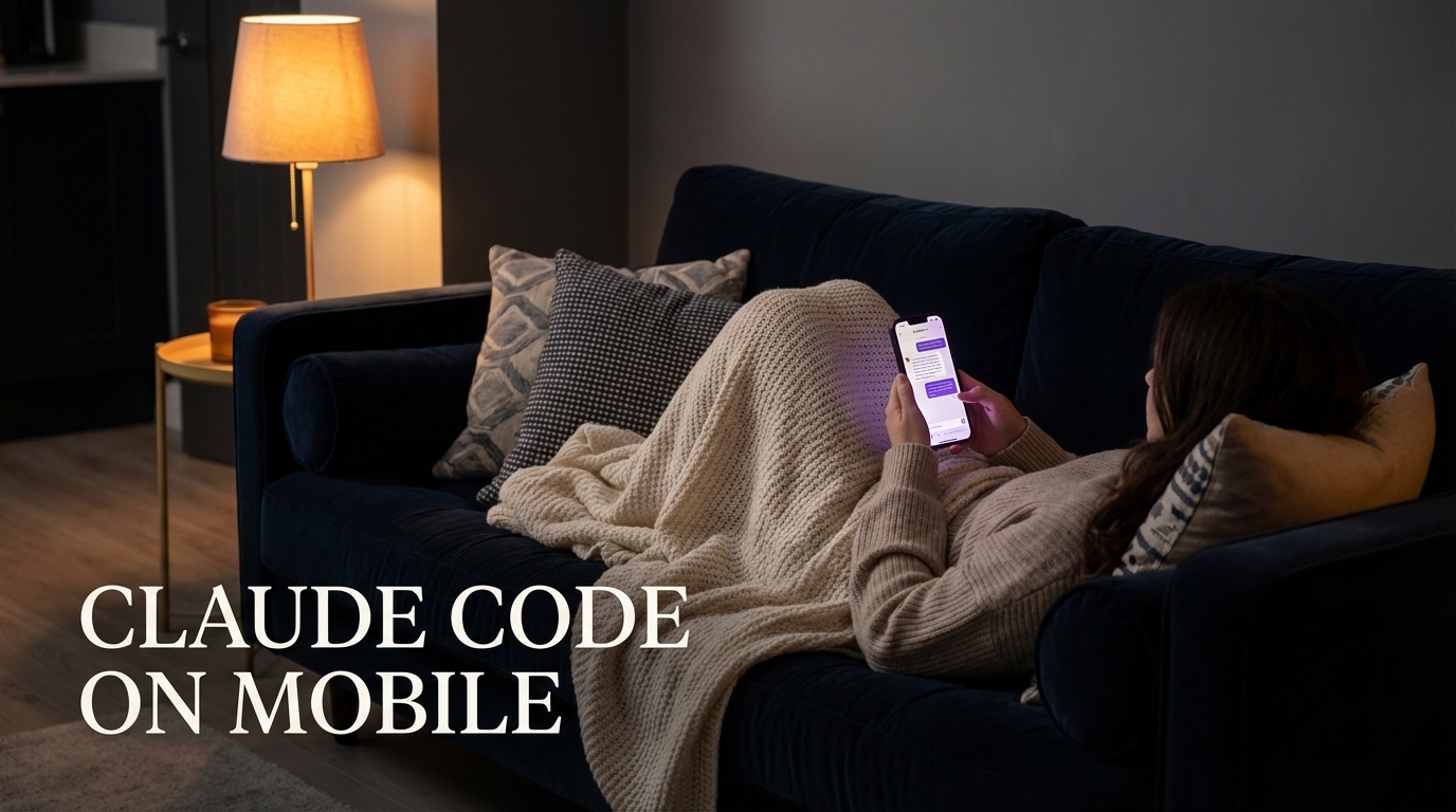 Managing My Portfolio From the Couch — Claude Code on Mobile