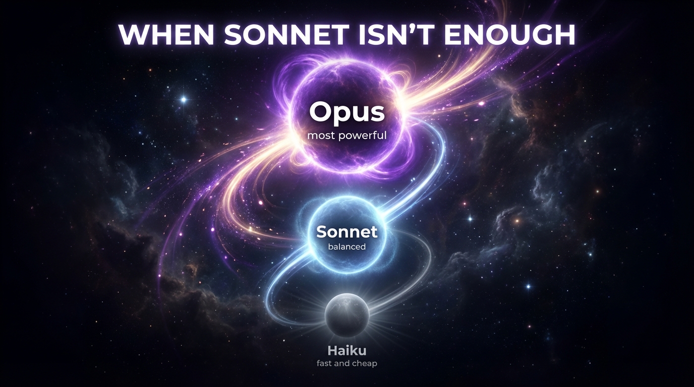 When Sonnet Isn't Enough