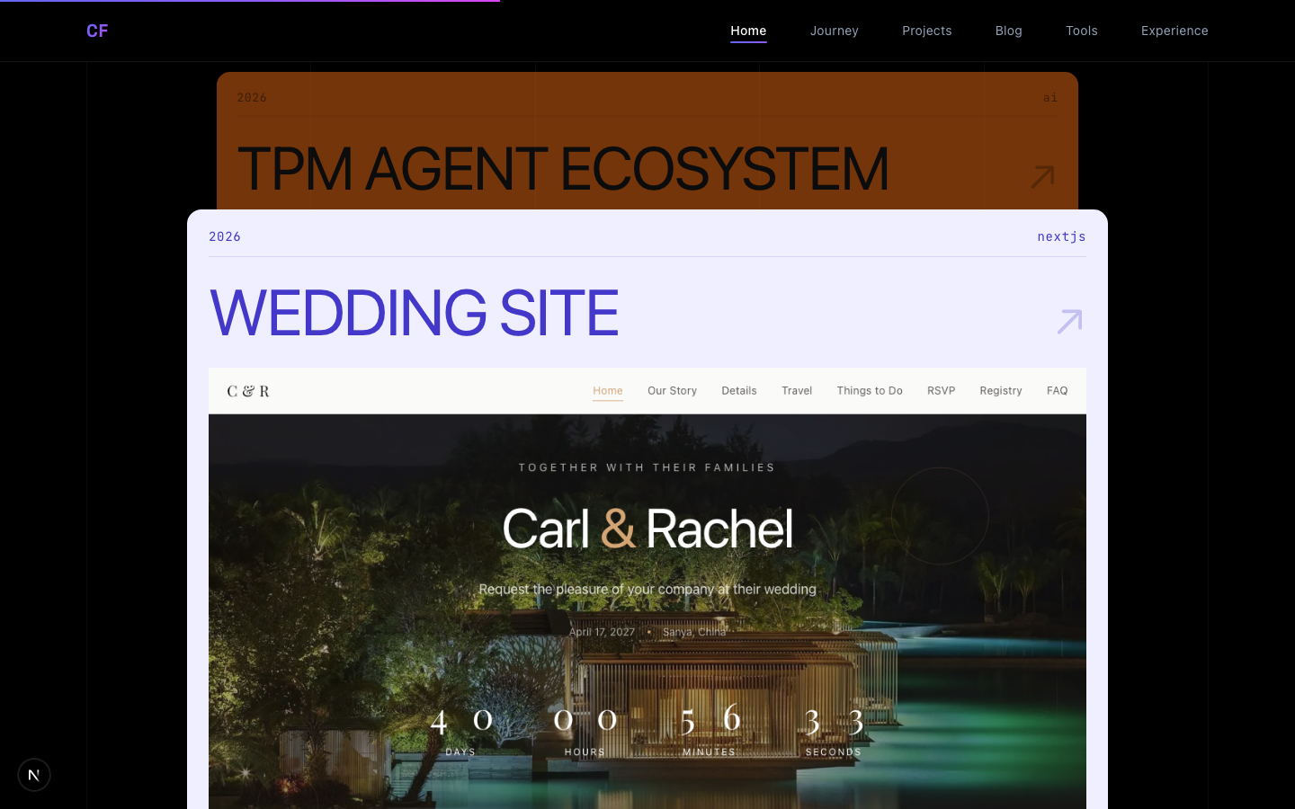Scroll stacking cards mid-transition
