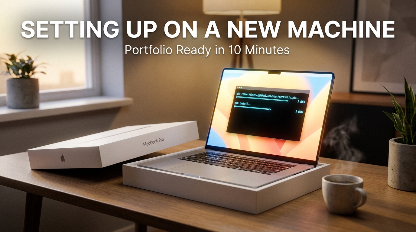 Setting Up an AI-Built Portfolio on a New Machine