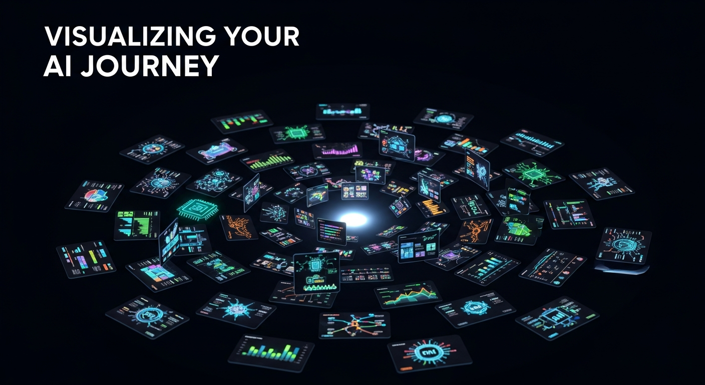 Visualizing Your AI Journey: Infographics as a Learning Tool